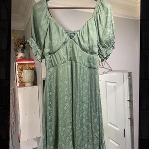 Sage Flower Dress